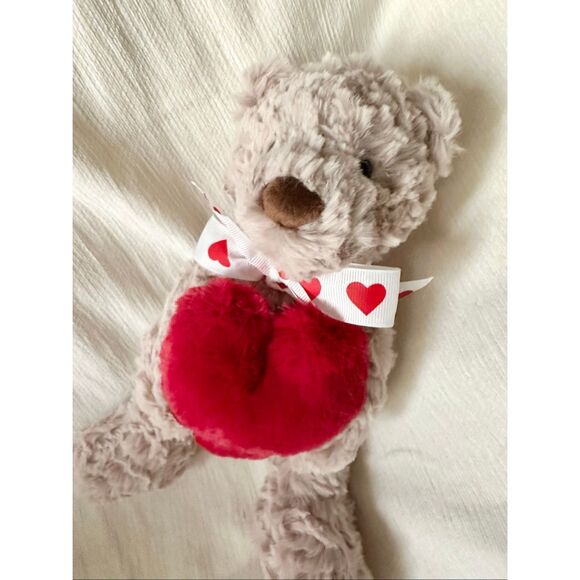 Snug Valentines - Teddy Bear with red bow - NWOTs - Picture 3 of 6